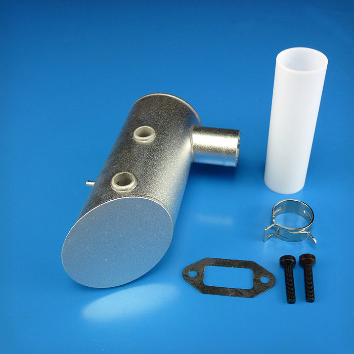 thumbnail image 2 of 5" Cast Iron Ball Muffler For Hit & Miss Engines – 1" NPT – Flywheel Supply 2 of 6