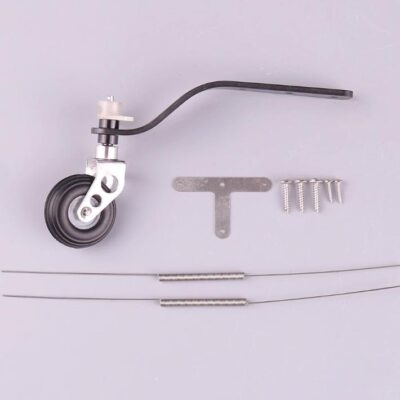 26cc Carbon Fiber Tail Wheel Bracket with PU Wheel