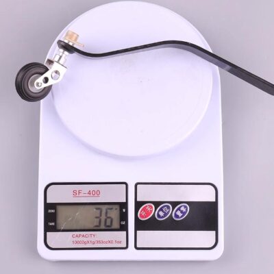 100cc Carbon Fiber Tail Wheel Bracket with PU Wheels