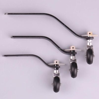 100cc Carbon Fiber Tail Wheel Bracket with PU Wheels