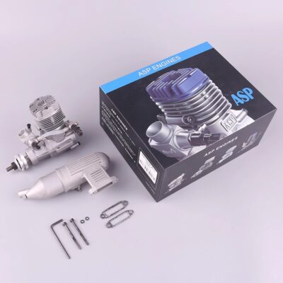 ASP S46A S46AII Glow Fuel Methanol Engine for 46-Class RC Airplanes