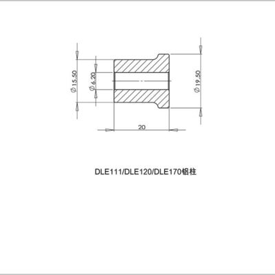 DLE111 DLE120 DLE170 Engine Mount Standoff Set (20mm) – Essential Accessory