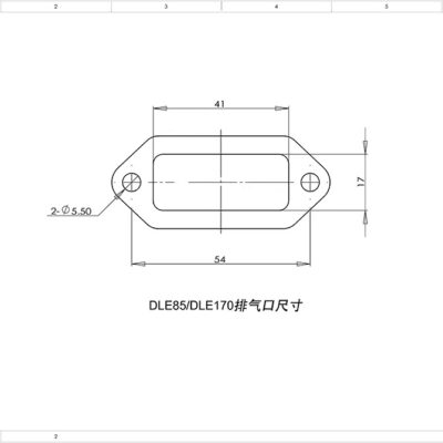 DLE85 Gas Engine Muffler – High-Quality Aluminum Construction