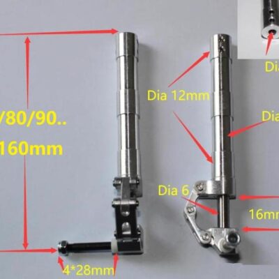 70mm to 160mm Aluminum Main Strut