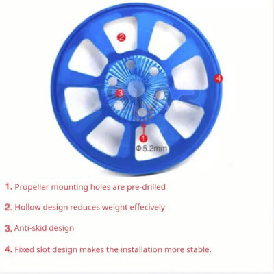 Pointed Aluminum Alloy Spinner for DLE Engines – Compatible with Sbach Airplanes