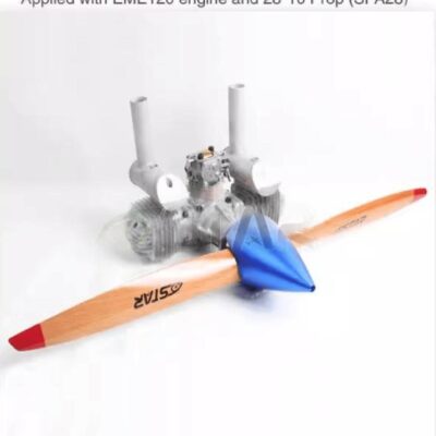 Pointed Aluminum Alloy Spinner for DLE Engines – Compatible with Sbach Airplanes