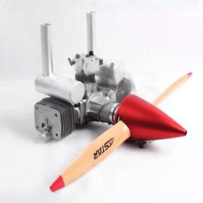 Pointed Aluminum Alloy Spinner for DLE Engines – Compatible with Sbach Airplanes