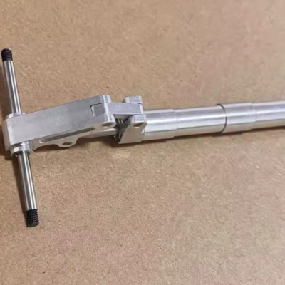 4*65mm Steel Wheel Axle with Threaded Ends