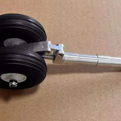 4*65mm Steel Wheel Axle with Threaded Ends