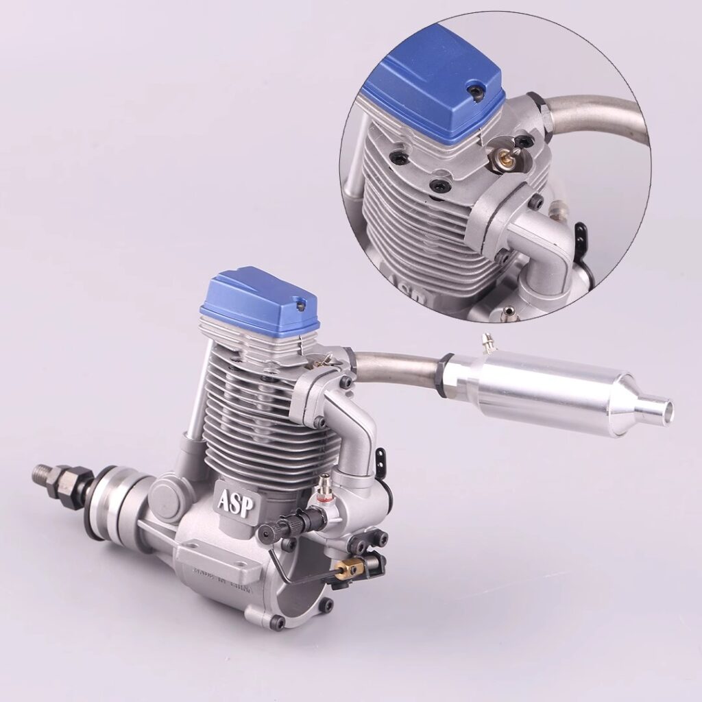 ASP / (MAGNUM XLS) FS70AR Four Stroke Glow / Nitro Engine for RC Planes