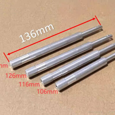 Aluminum Shock‑Absorbing Landing Gear Strut — 106 / 116 / 126 / 136 mm (M4 Top Thread)